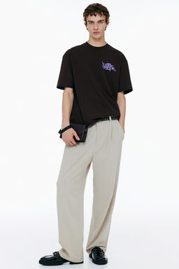 Camiseta con motivo estampado Loose Fit