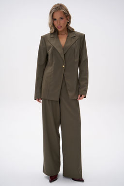 Костюм  тройка Мэдди (хаки)