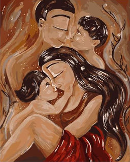 Картина по номерам на холсте и подрамнике 40х50 см