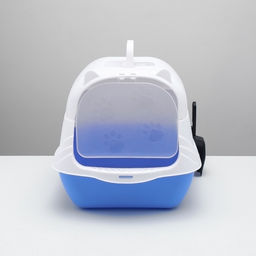 Туалет-домик, 35×50×35 см, пластик, голубой