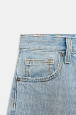 JEANS ZW COLLECTION BARREL TIRO ALTO / Azul claro - Zara фото 7