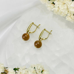 Серьги из Солнечного камня