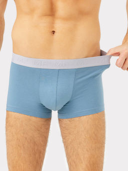 Трусы мужские боксеры мультипак (2 шт.) в темно-синих и голубых цветах туманно -голубой +т.синий 411215-2 - Mark formelle фото 2