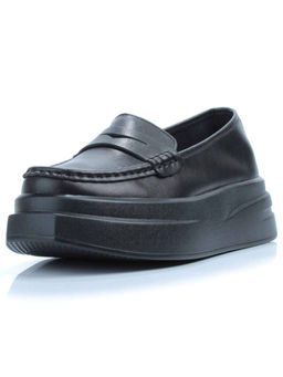 03-PDE31-2 BLACK Лоферы женские (натуральная кожа) - Фабричный китай фото 5