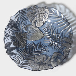 Салатник Арабис, 2.3 л, d=33 см, стекло, голубой - Simaland фото 3