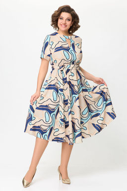 Блуза Swallow 803.2 черный+серебряный узор фото 1118