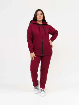 Костюм женский, цвет бордовый