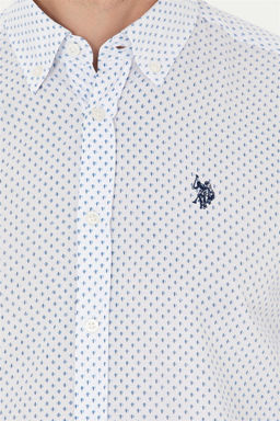 U. S. Polo Assn Мужская синяя рубашка с длинным рукавом - U.s. polo assn фото 14