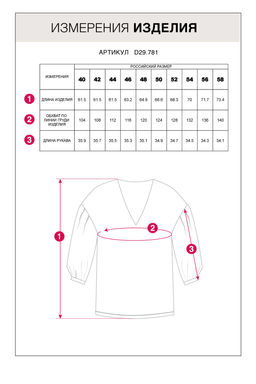 VILATTE / Блузка из премиального хлопка вуали с пышными рукавами  фото 6