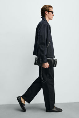 PANTAL?N CHINO DENIM PESPUNTES CONTRASTE / ?ndigo - Zara фото 6