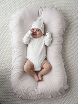 Чепчик Сливки 0+ - Bungly фото 5