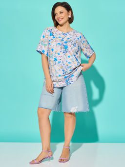 Блузка 0220-1а черный каменный - Aquarell фото 21