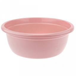 Таз пластмассовый 9л, д35,5см, h17см, пепельно-розовый (Россия) - Домашняя мода фото 2