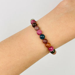 Браслет из Турмалина микс (Бразилия)