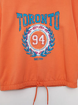 Bisiklet Yaka Bask?l? Uzun Kollu K?z ?ocuk Pijama Tak?m? - Waikiki фото 3