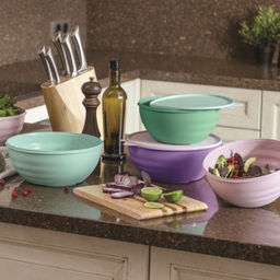 Миска с крышкой WAVE (без декора крышка) 2,8 л С12968