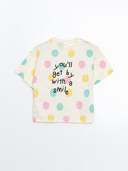 Bisiklet Yaka K?z ?ocuk ?ortlu Pijama Tak?m?