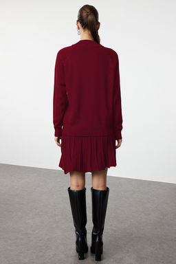 Zumrut Yesili Pileli Etekli Triko Alt-Ust Tak?m TWOAW23AU00184 - Trendyolmilla фото 12