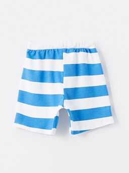 Beli Lastikli ?izgili Erkek Bebek ?ort