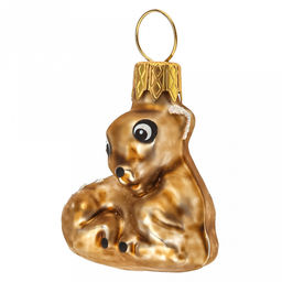 Елочная игрушка фигурка стеклянная Олененок мини h4см, ручная художественная роспись, подарочная упаковка (Россия) - Домашняя мода фото 2