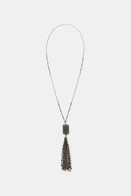 CONTRAST GLITTER DETAIL NECKLACE - Zara фото 3