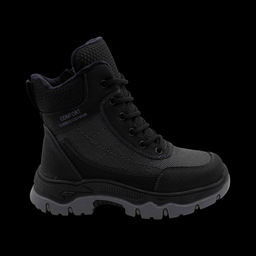 Ботинки мембранные на меху С2449 черные