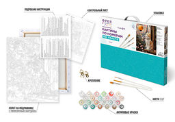 ФРЕЯ PNB/PL-332 Набор для раскрашивания по номерам 50 х 40 см Весна в Японии  фото 4