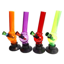 Бонг акриловый Acralik Круглый h-15,5см d-2см акрил высокого качества цвета в ассортименте