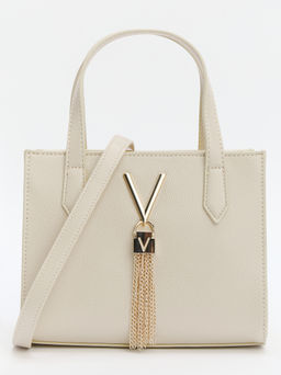 Женская сумка с ручками VALENTINO DIVINA Артикул 4070948, молочно-бежевый фото 2