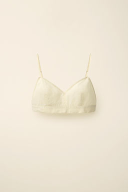 TOP POPEL?N CREATED BY CARAMEL LONDON X ZARA / Amarillo claro