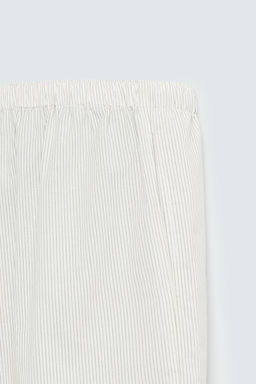 COTTON-HEMP STRIPED BERMUDA SHORTS - Zara фото 27