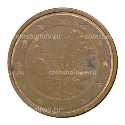 Монета 2 евроцента 2002 года F Германия