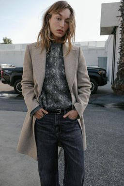 ABRIGO HOMBRERAS SOFT / Tostado - Zara фото 7