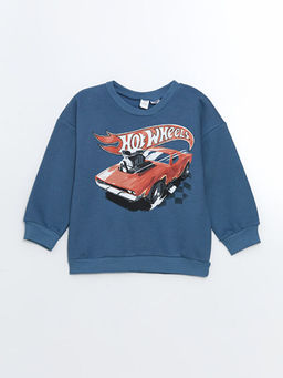 Hot Wheels Bask?l? Erkek ?ocuk Sweatshirt ve E?ofman Alt 2li