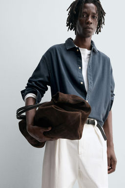 COLOURED DENIM SHIRT - Zara фото 5