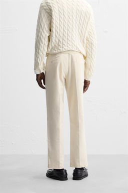 SLIM FIT CORDUROY TROUSERS - Zara фото 12