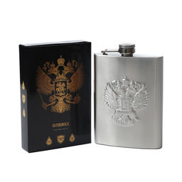 Фляжка Двуглавый орёл, 240 мл, хром