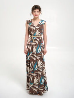 Платье с принтом - Stilla фото 8