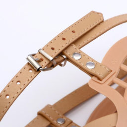 Намордник пластиковый №7 с ошейником из эко кожи ОМ 38 см ДН 14 см ОШ 55-72 см - Пижон фото 5