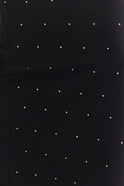 Trendyolmilla Siyah Parlak Tasl? Kemer Aksesuar Detayl? Dokuma Uzun S?k Abiye Elbise TPRSS25AE00007  фото 8