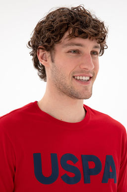 Erkek Regular Fit Bisiklet Yaka K_rm_z_ Basic Ti__rt Sepette S_rpriz _ndirim - U.s. polo assn фото 2