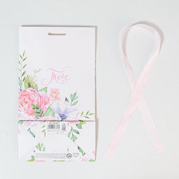 Пакет подарочный с лентой Тебе, 13 23 7 см - Дарите счастье фото 4