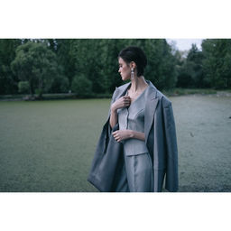 Серьги металл Карибы длинный прямоугольник, цвет серебро - Queen fair фото 4