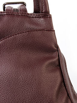 LACCOMA рюкзак Кэрри-Y2005-бордовый эко кожа хлопок фото 6