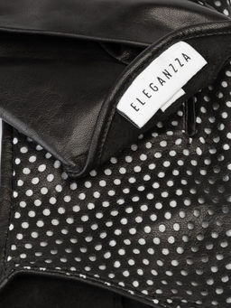 Перчатки женские ш/п IS02200 black/white - Eleganzza фото 4