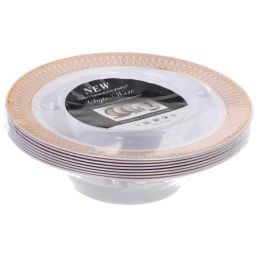 Салатник 14*4см "DOLCE VITA" в наборе 8шт, золото