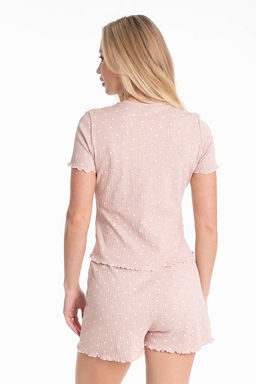 Пижама М325373пб пудровый/белый - Елена фото 8