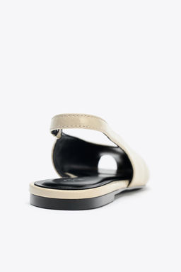 OPEN-TOE SLINGBACK SHOES - Zara фото 14