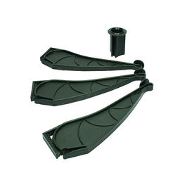 Ель искусственная "Амурская" зеленая заснеженная с шишками 1,5 м