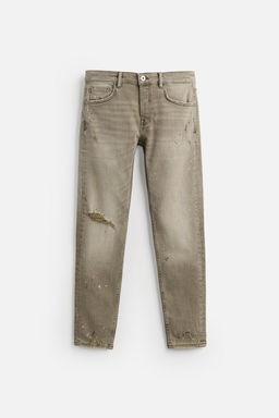 RIPPED SKINNY FIT JEANS - Zara фото 15